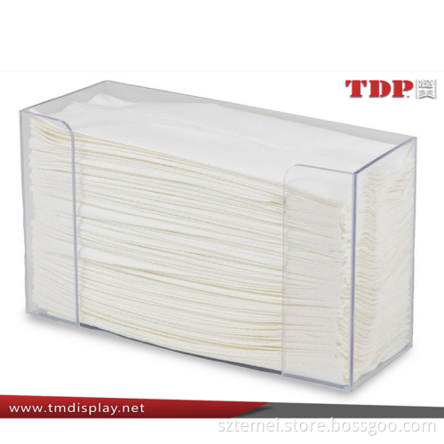 factory custom trifold&quickdraw acrylic paper towel holder